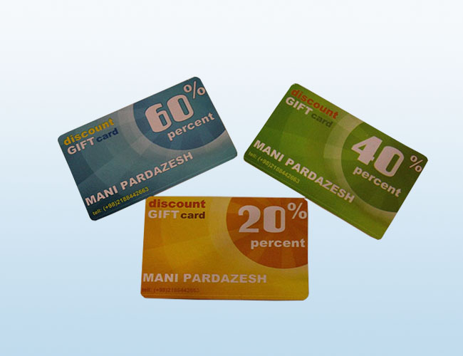 کارت تخفیف بدون تماس کارت تخفیف بدون تماس