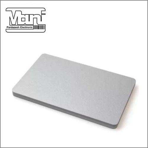 کارت پی وی سی خام نقره ای